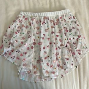 New for love & lemons skirt, tags attached. Semi sheer + built in underwear.